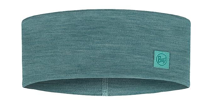 BUFF - BANDEAU MERINO WIDE HEADBAND MILTISTRIPES FOG GREY