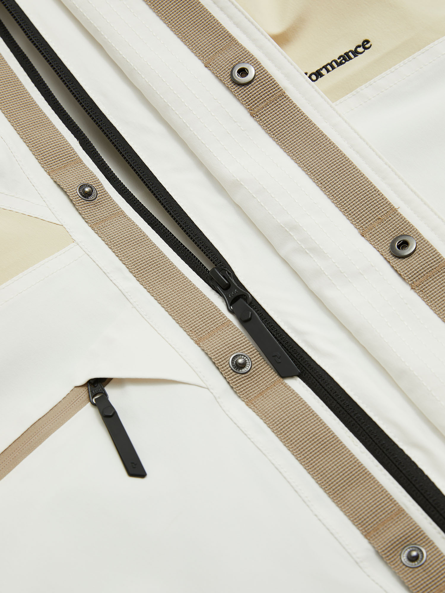2L Stretch Jacket Dame Sand Fog/Offwhite