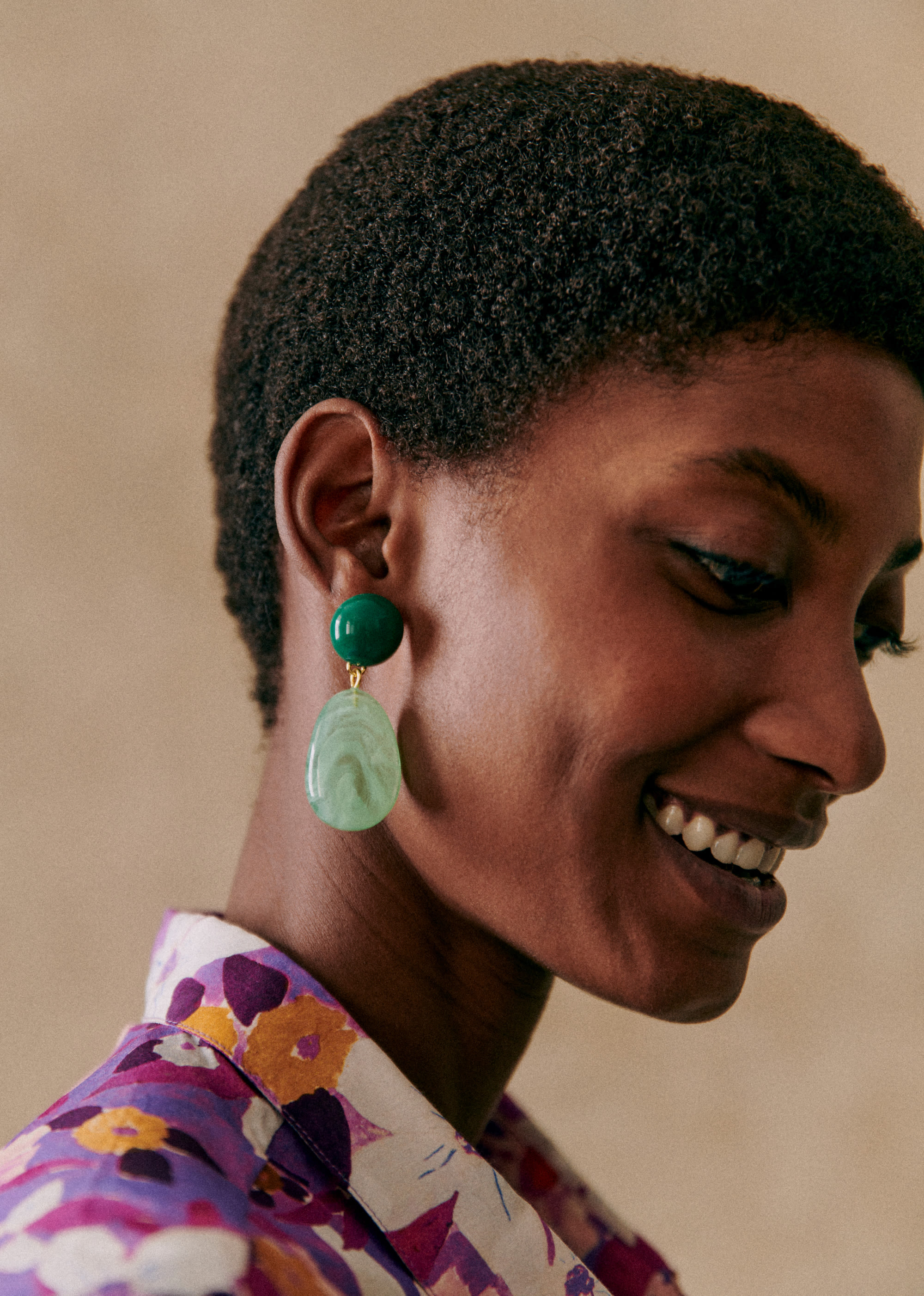 Boucles d'oreilles Lila - Vert givre - E-SHOP/BIJOUX Boucles d'Oreilles 5905795