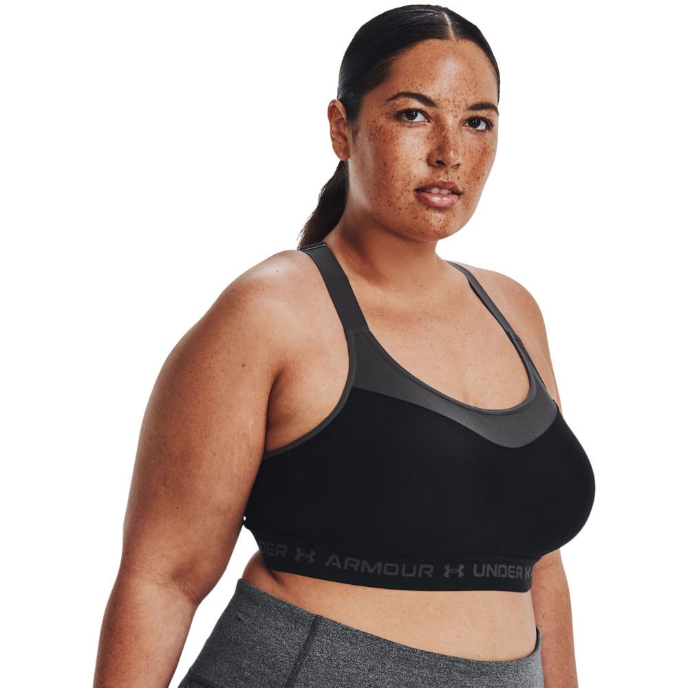 Under Armour CROSSBACK HIGH - Brassière Femme noir