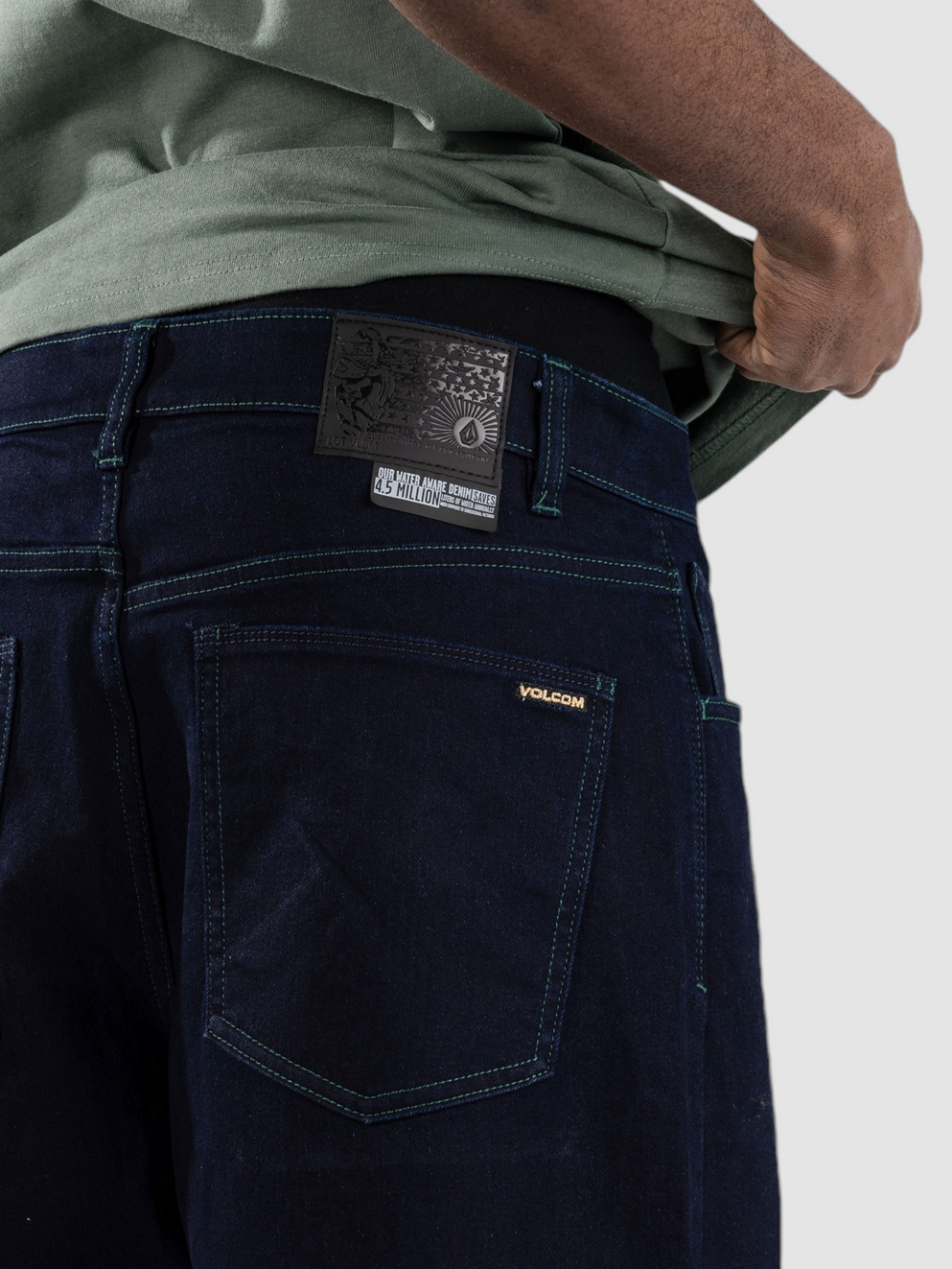 Volcom Billow Denim Jeans blue rinse