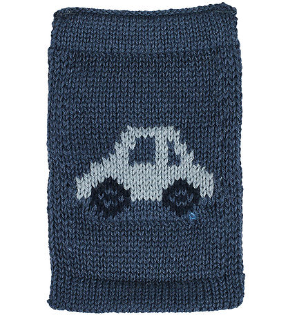 Smallstuff Stickat Flagge - Auto - Blau