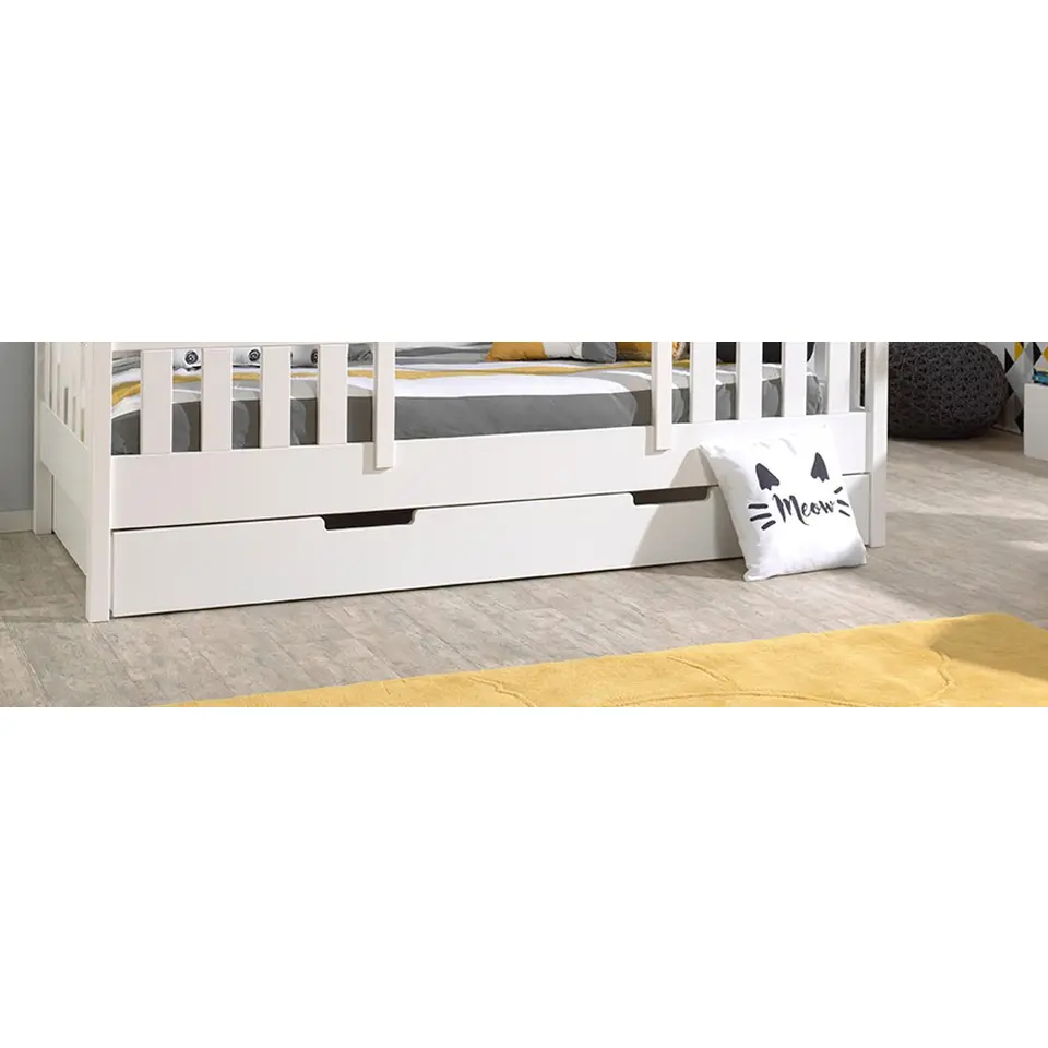 Vipack Bedlade/rolbed Huisbed - wit - 19x97x198 cm