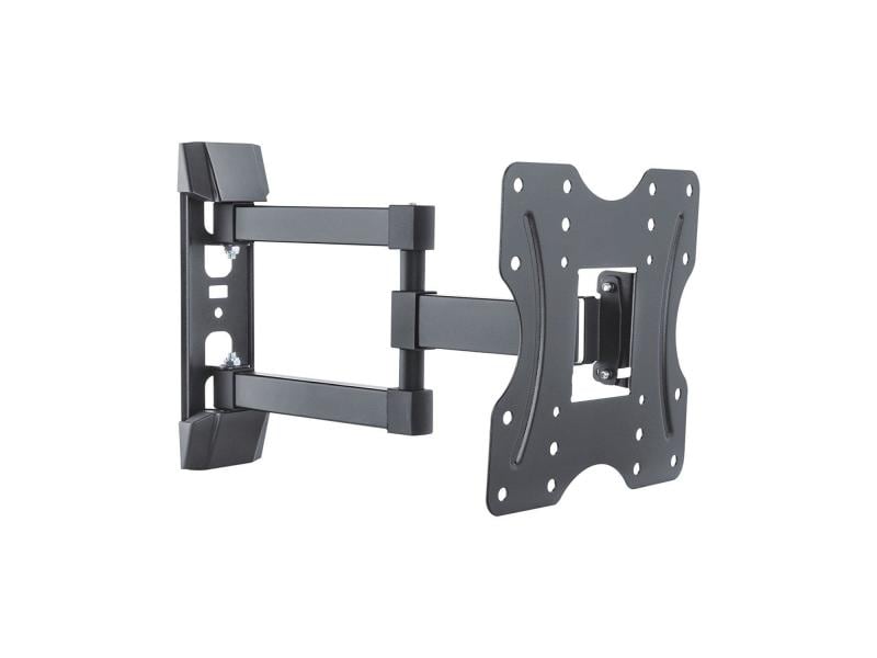 PureMounts Wandhalterung PM-FM12-200 Schwarz Dreh- und neigbare TV-Wandhalterung