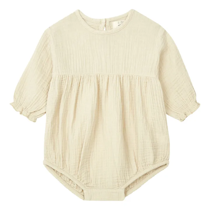The Simple Folk Barboteuse Coton Bio | Ecru