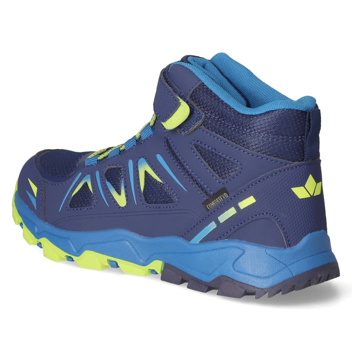 LicoOutdoorboots ALLEN HIGH VS - marine/blau/lemon