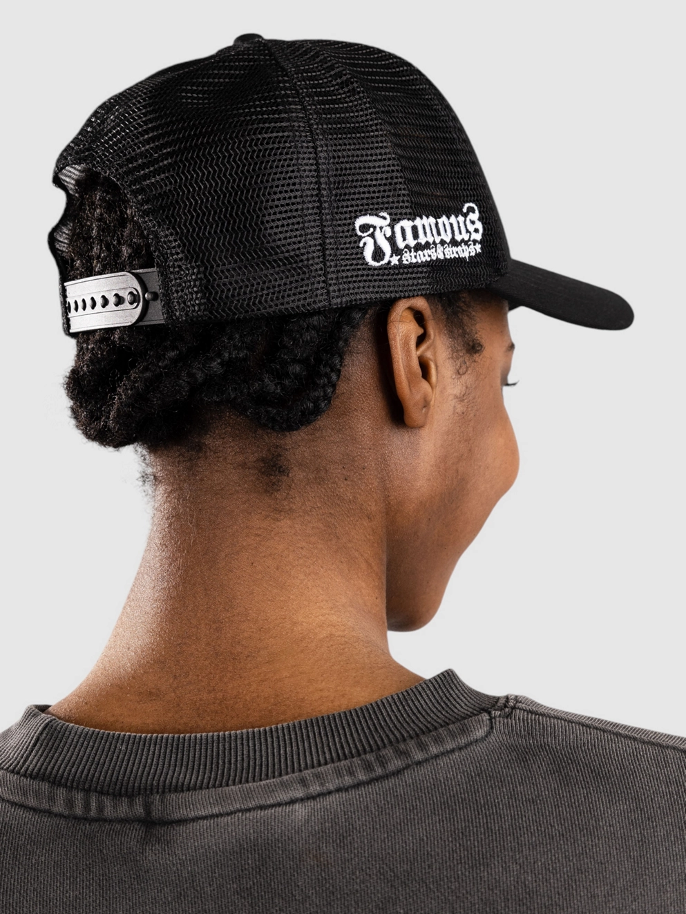 Famous Stars And Straps BOH Twill Trucker Cap black/white