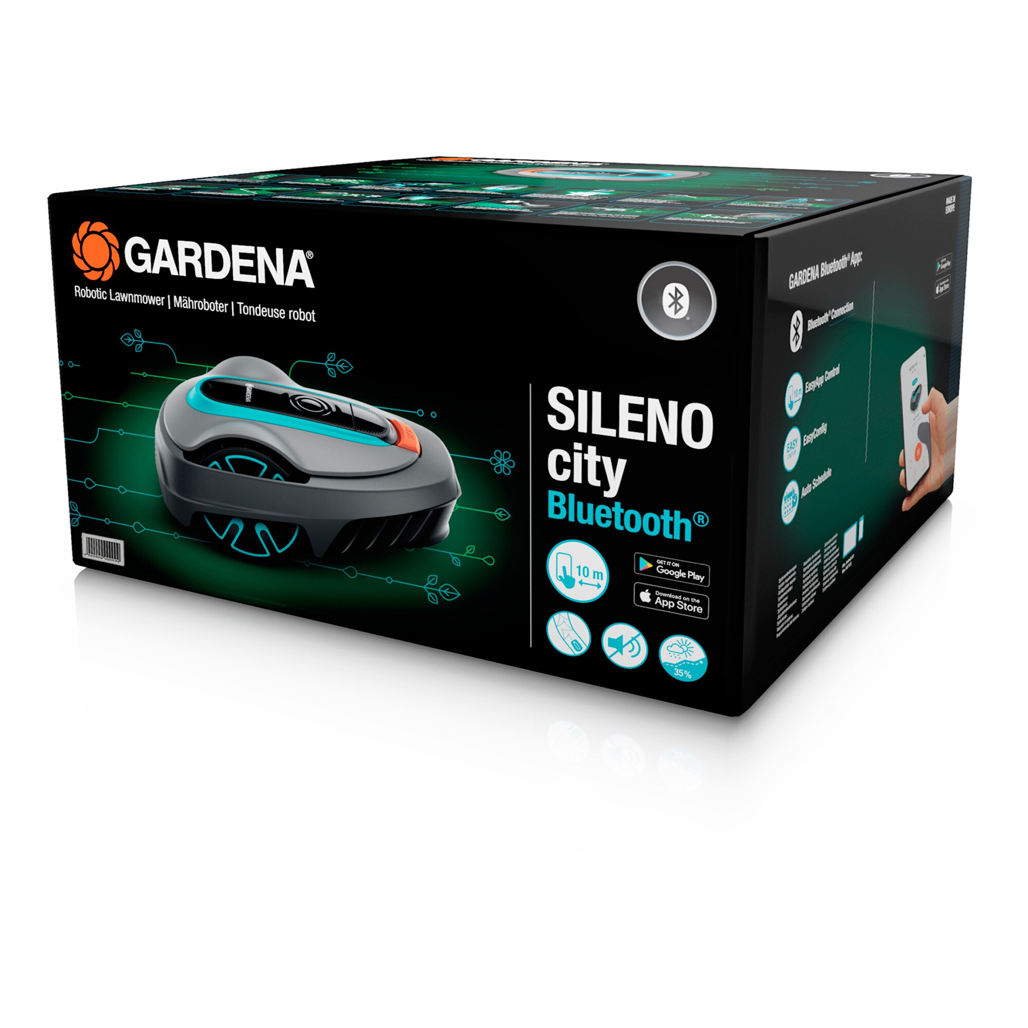 GARDENA Mähroboter Mähroboter SILENO city 600m²