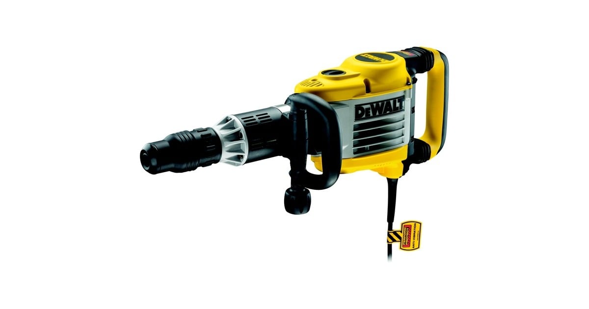DEWALTD25902K-QS SDS-Max Breekhamer 1550W AVC  (Geel/zwart, Incl. draagkoffer)