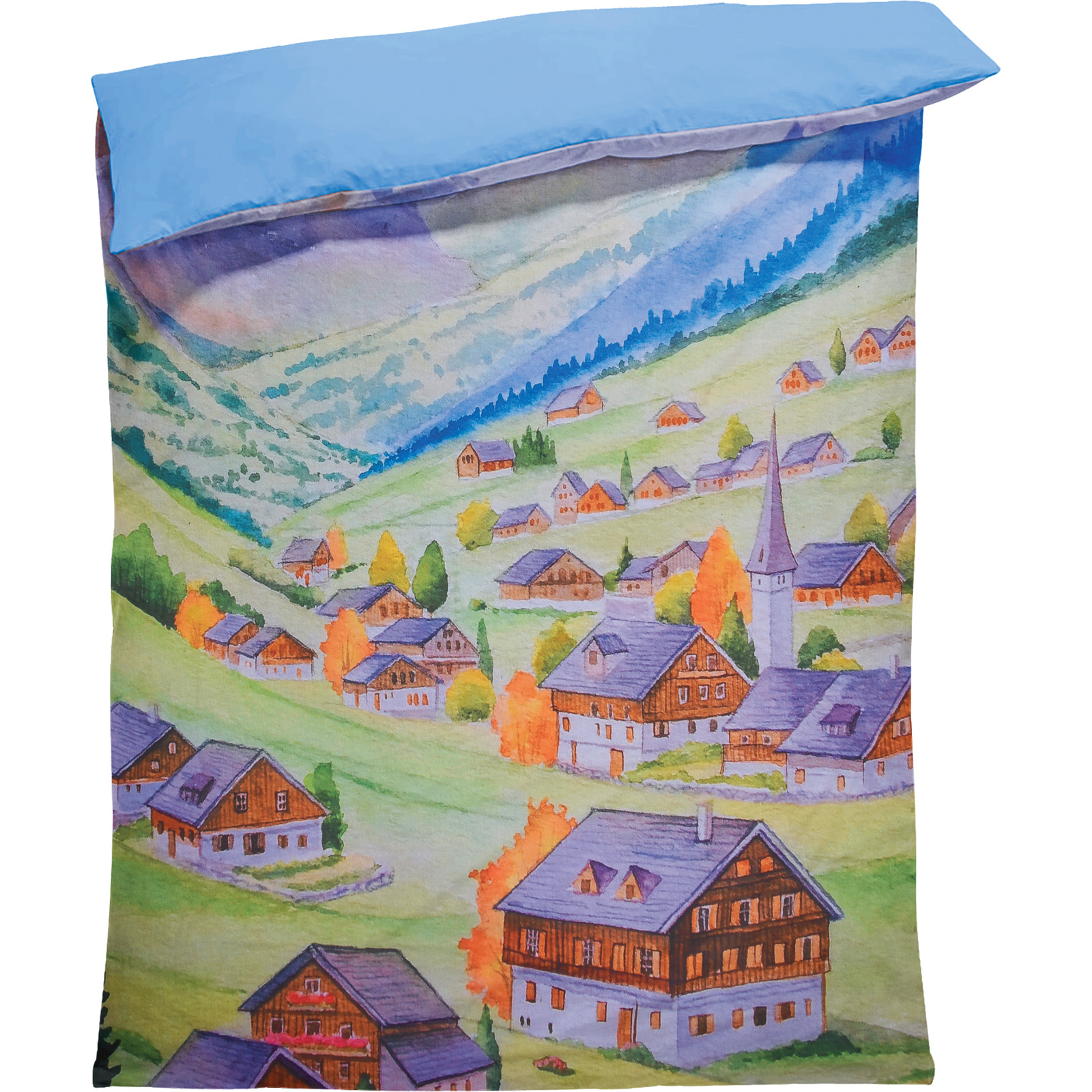 Bettwäsche Renforcé Alpenblick grün