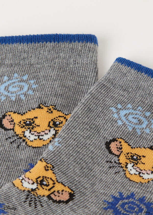 Meias curtas estampadas infantis