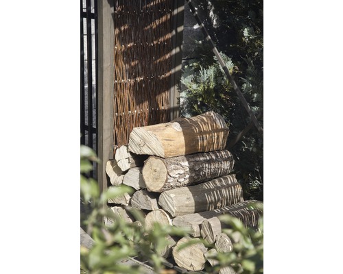 Wilgenhaardhoutschuilplaats 140 x 57 x 195/210 cm