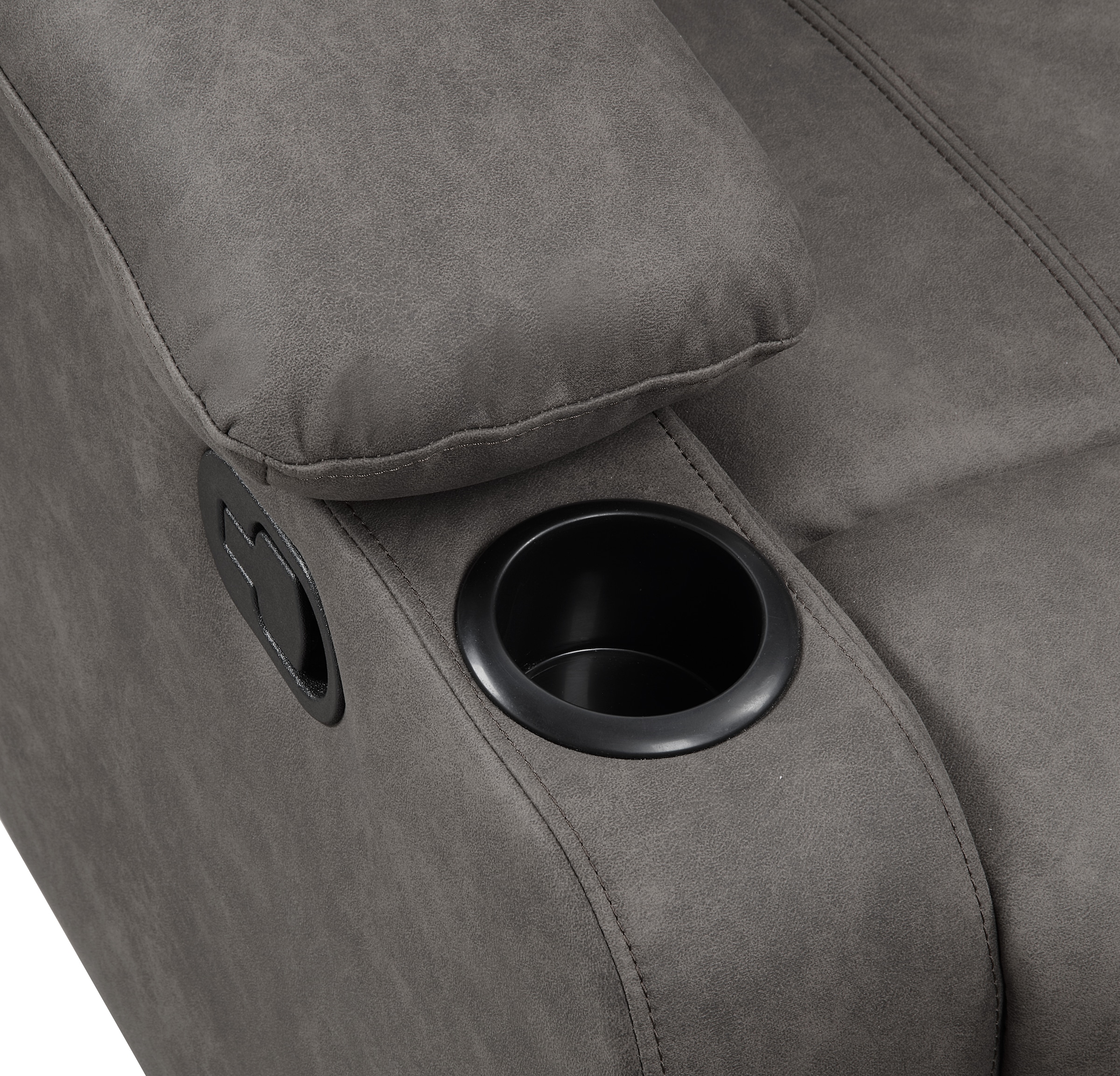 ATLANTIC home collection Relaxsessel »Cicero« mit Relaxfunktion, Federkern und Getränkehalter
