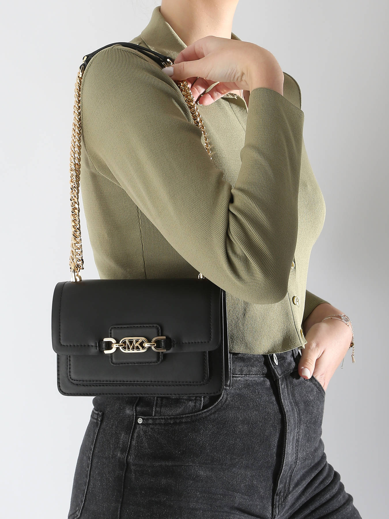 Sac bandoulire Heather cuir MICHAEL KORS