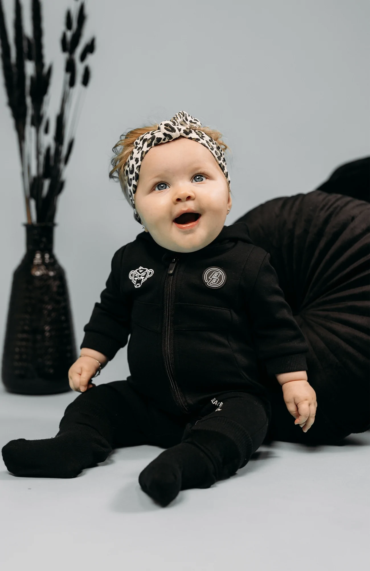 Black Bananas Baby Anorak Trainingspak Zwart