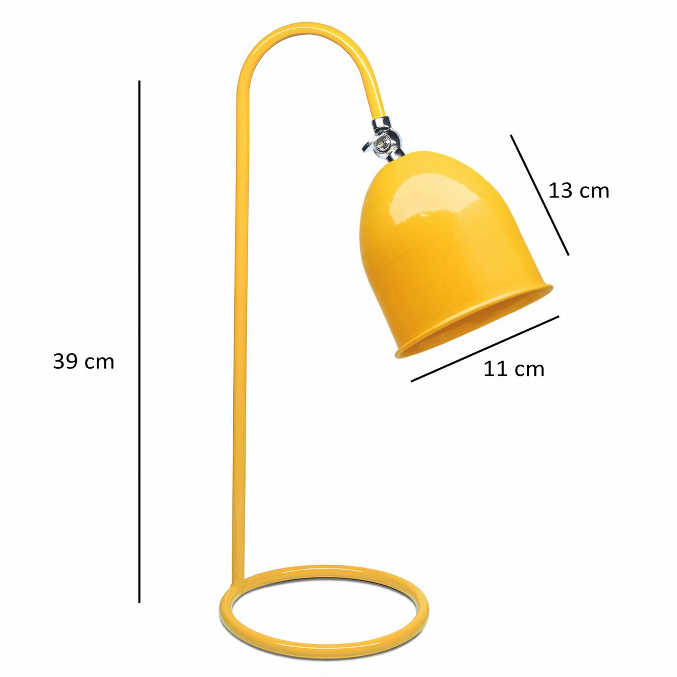 Sheen Lampe de table Yan?k moutarde - 39x11 cm
