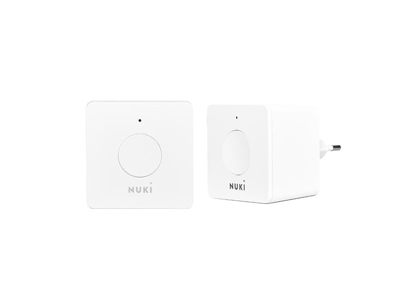 NUKI Opener Set, Weiss inkl. Bridge Nuki Opener Set – Smarter Türöffner
