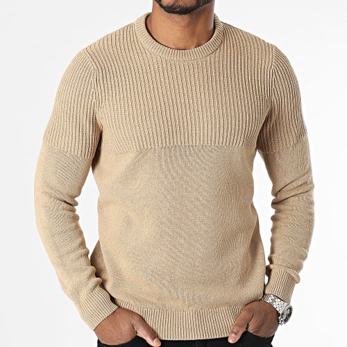 Pull Al Life Reg Knit 22024031 Beige