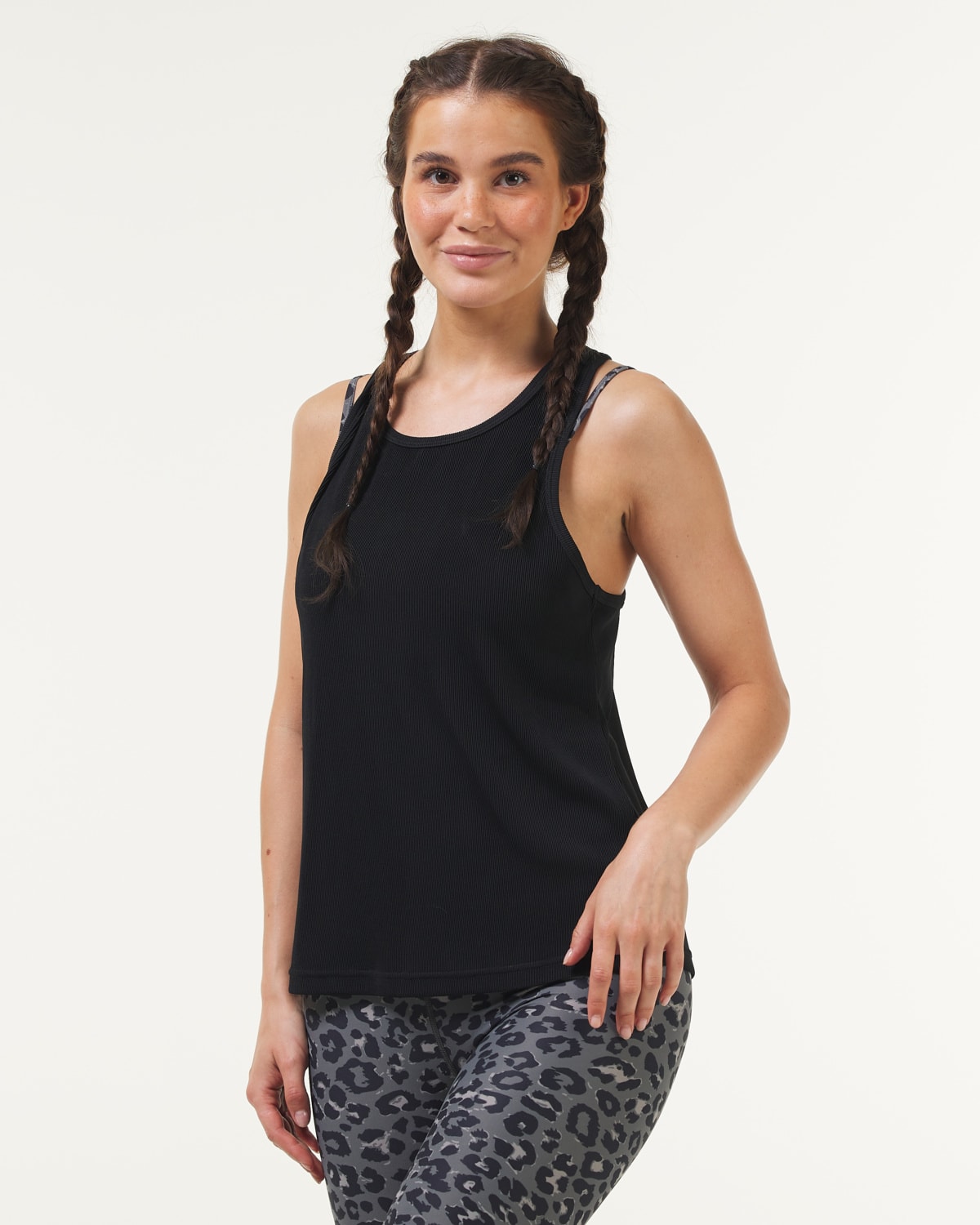 LEVITY Prosperity Rib Tank Black