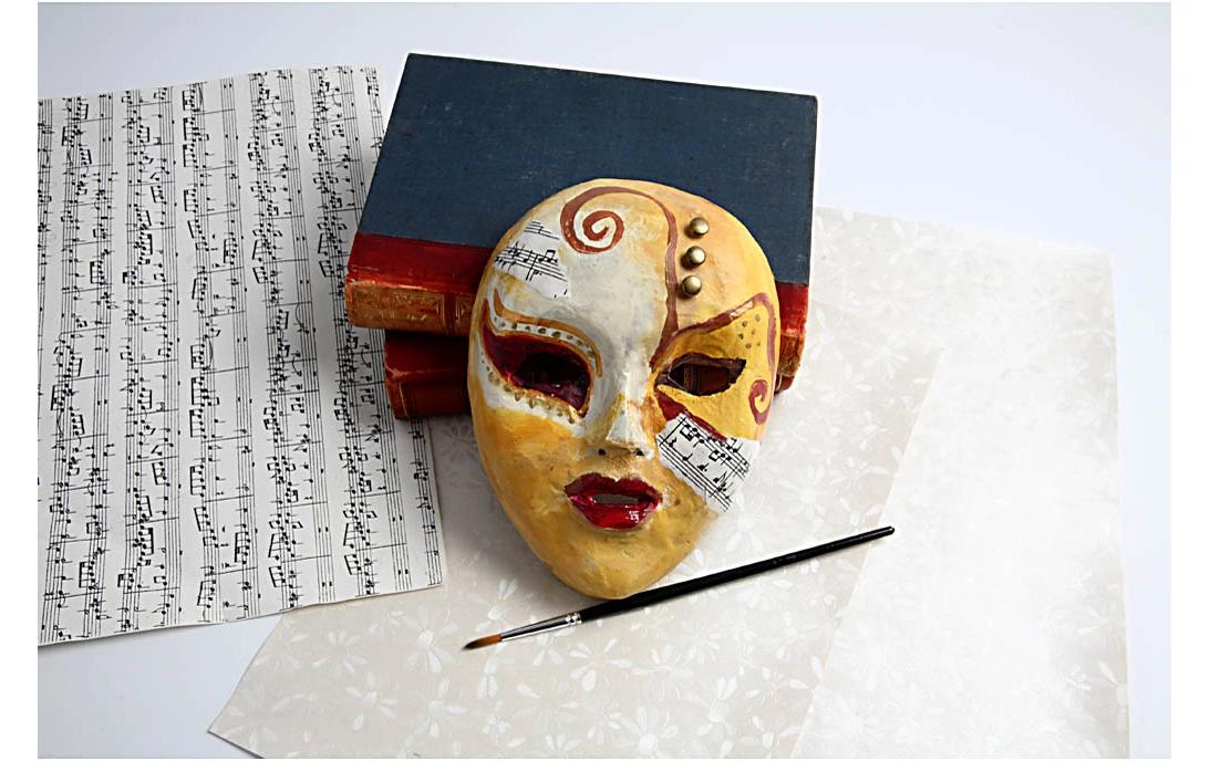Papp-Maske 1 StückHalloweenmaske