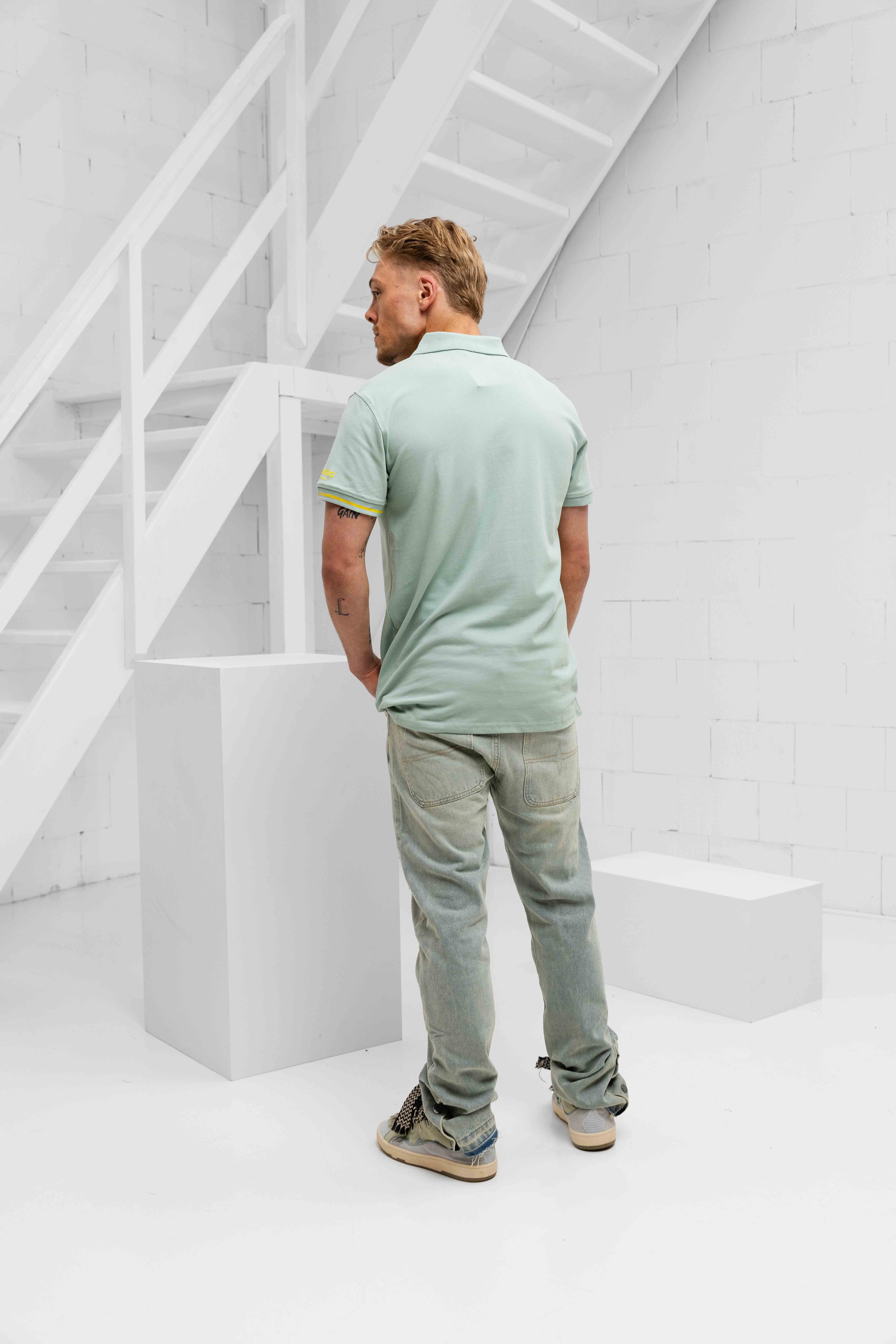 Iceberg Basic Polo Heren Lichtblauw