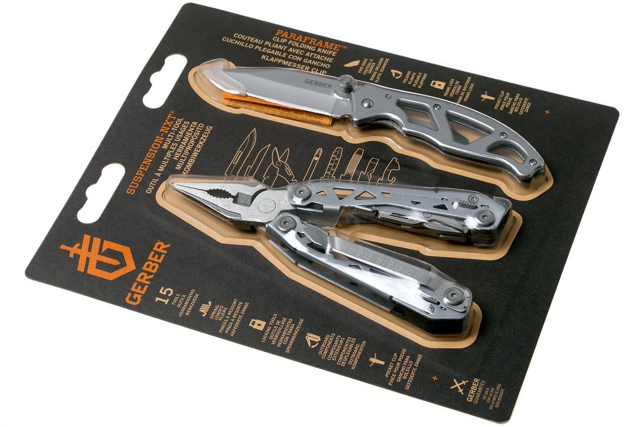 Gerber Suspension NXT Multi-Plier en Paraframe zakmes 31-003871 gift-set