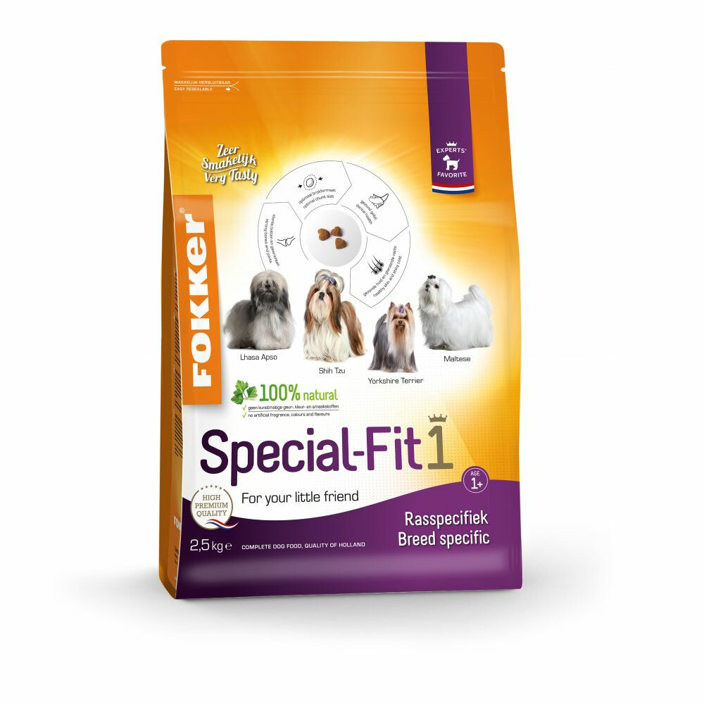 Fokker Special-Fit 1 Hondenvoer Kip2,5 kg