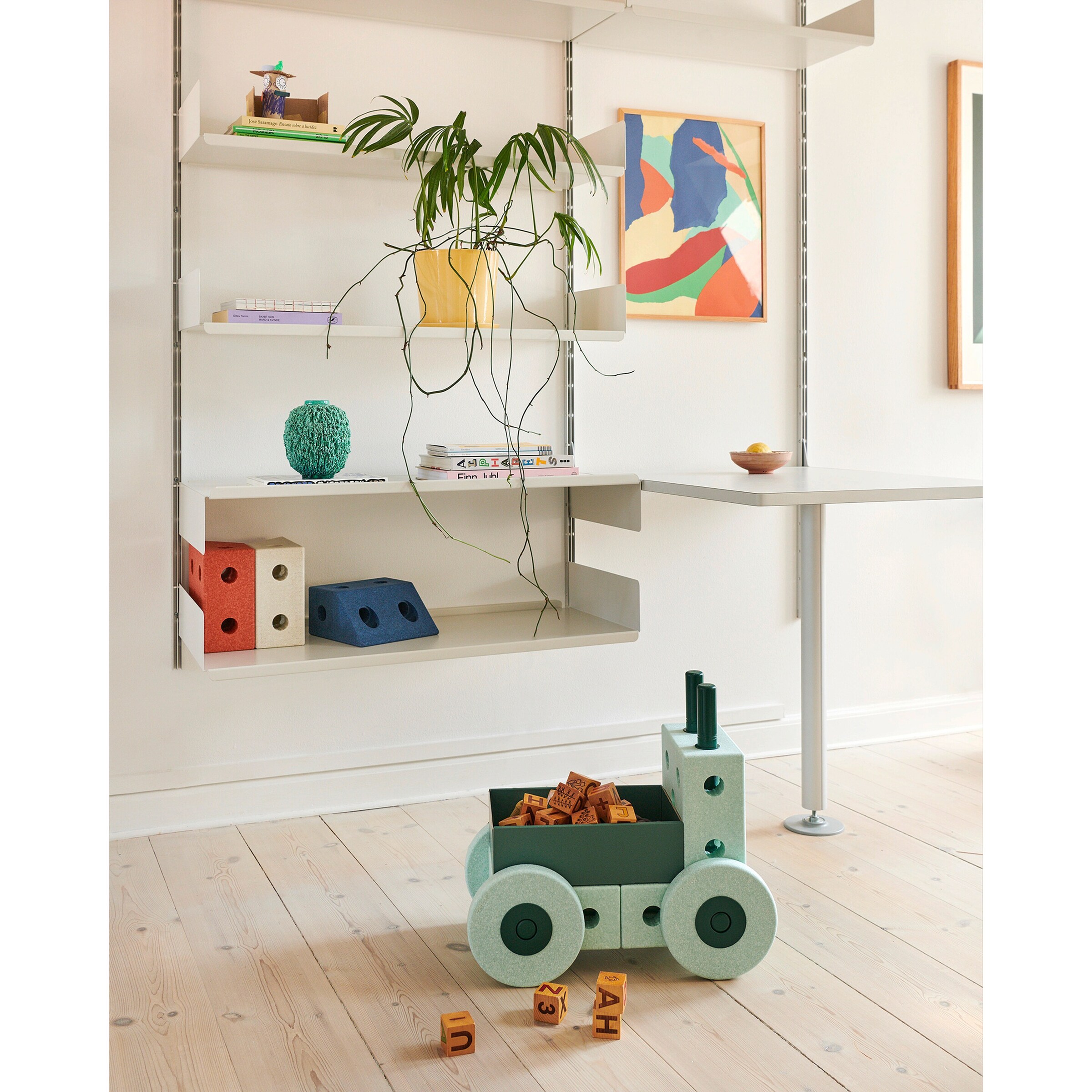 MODU MODU Lauflernwagen Baby Walker 3in1 Ocean Mint / Forest Green