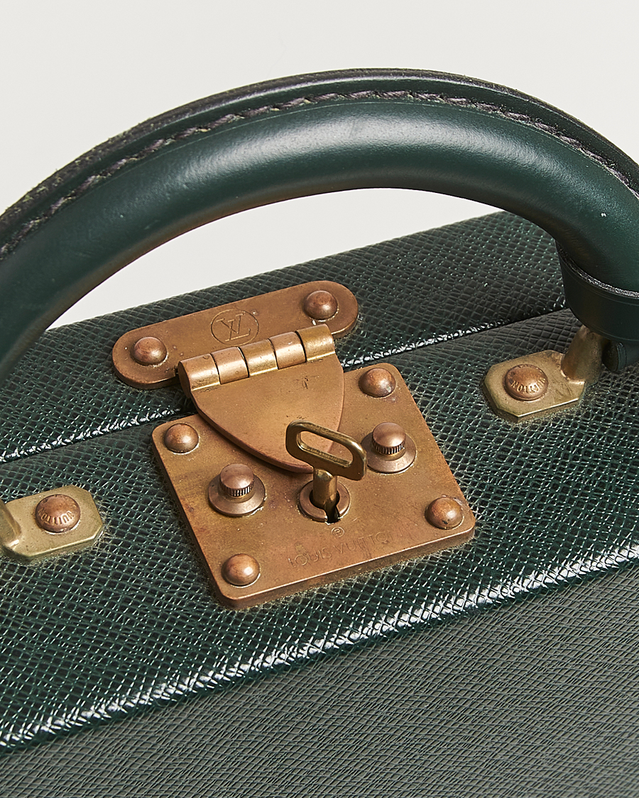 Louis Vuitton Pre-Owned Diplomat Briefcase Taiga Green