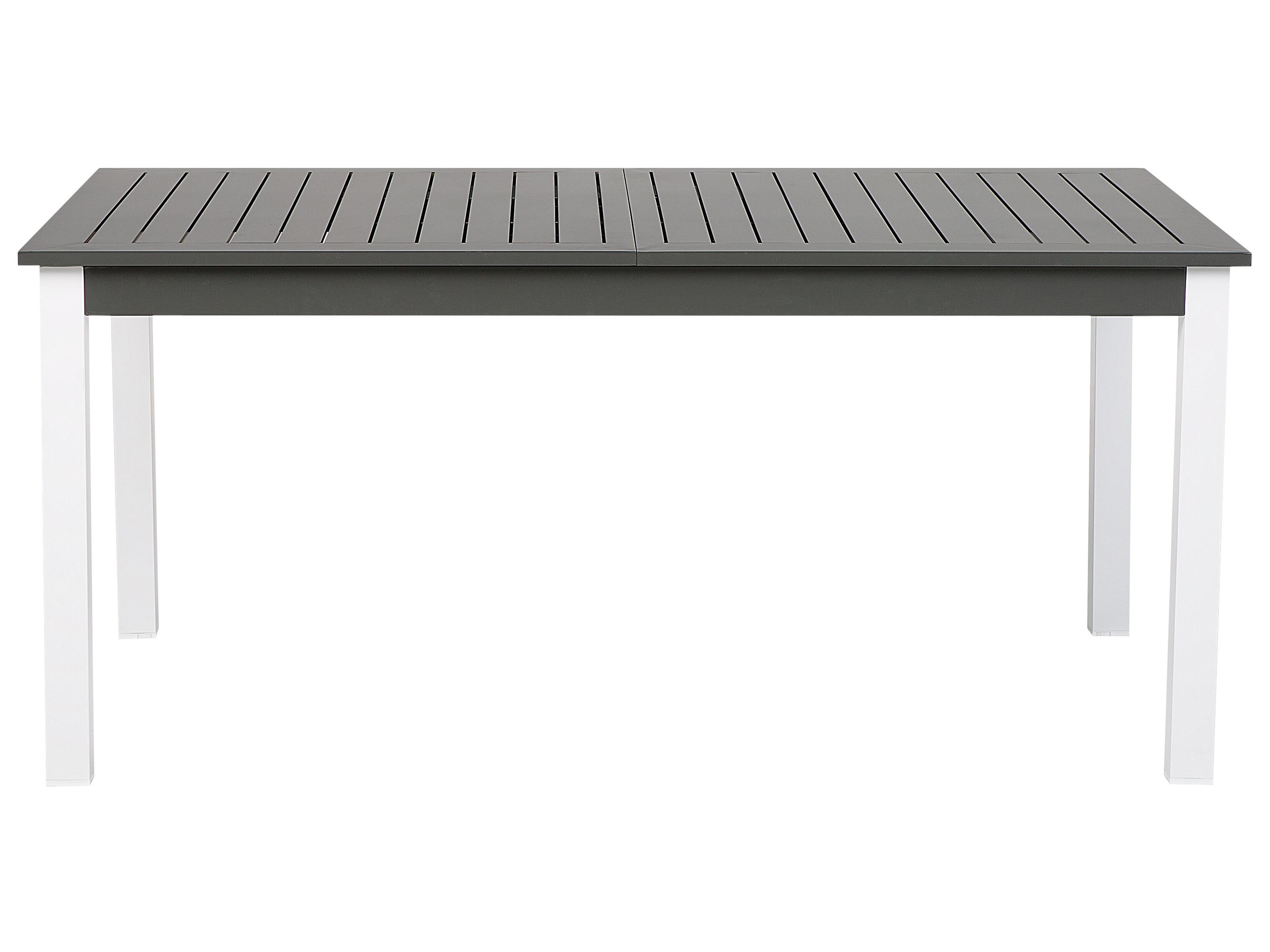 Tuinset 8-zits PANCOLE met kussens Metaal Grijs