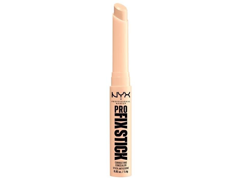 NYX Professional Makeup Concealer Fix Stick Quick Fix 01 Pa Make-up mit Hyaluron kaschiert Augenringe, Unreinheiten und Hyperpigmentierung