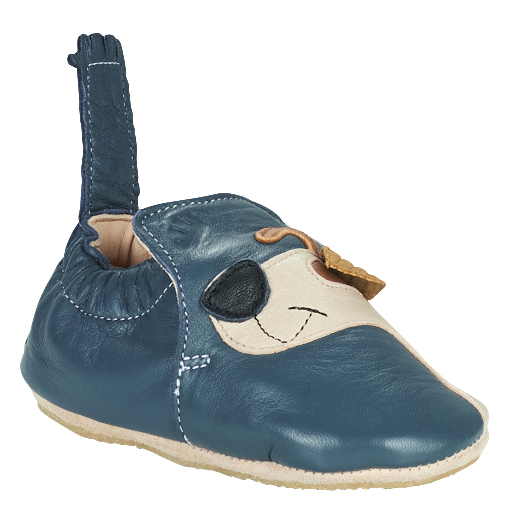 MY BLUBLU CHIEN - Chaussons en cuir | Bleu