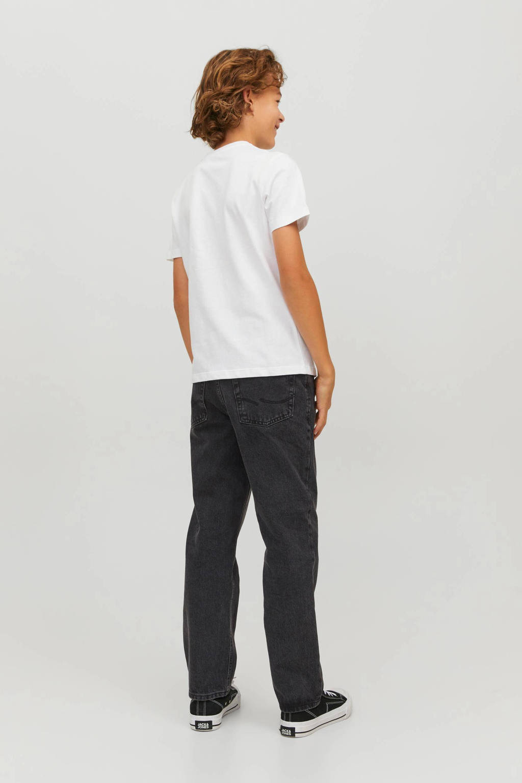 JACK & JONES loose fit jeans JJICHRIS JJORIGINAL black denim