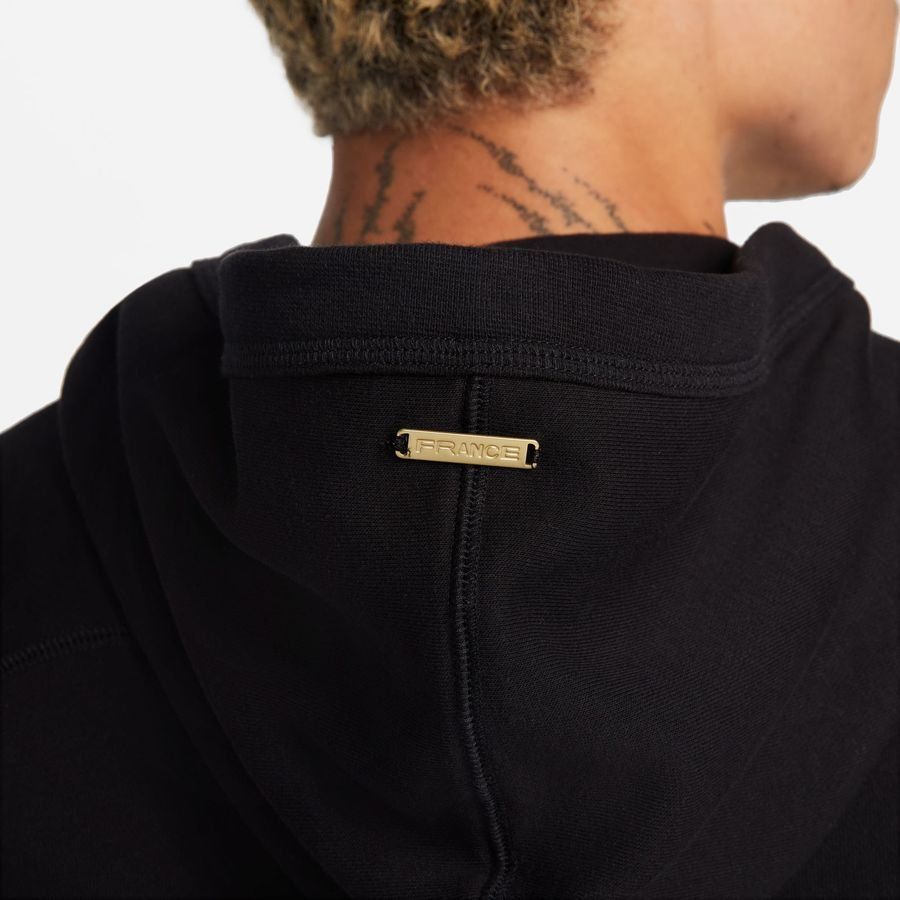 France Sweat à Capuche Fleece Travel - Noir/Doré