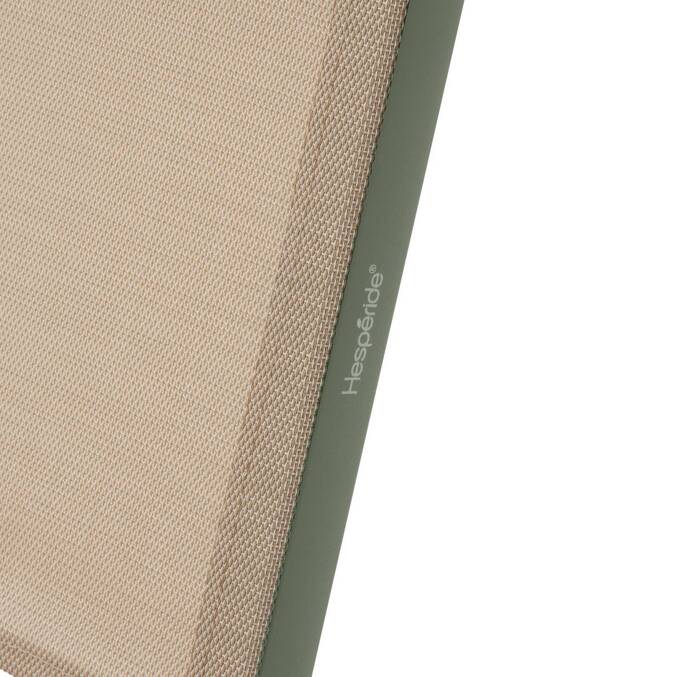 Lot de 4 chaises de jardin pliantes ESSENTIA Lin & Vert laurier