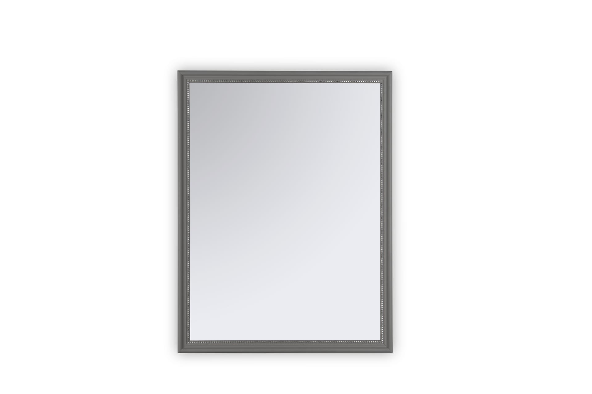 Wandspiegel ELENOR 34 x 45 cm grau/goldfarbig