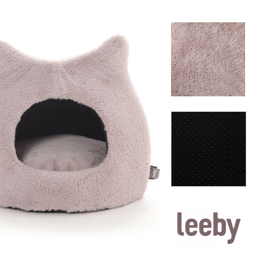 Iglu antiestresse rosa Leeby para gatos