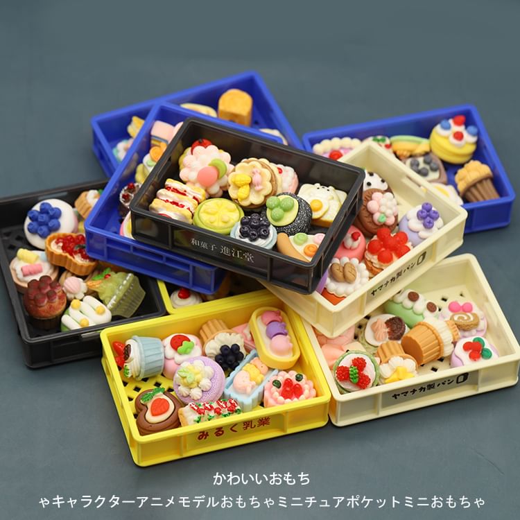 Ffeluro - Poppenhuis Miniatuur Voedsellade / Dessert / Set (Diverse Ontwerpen)