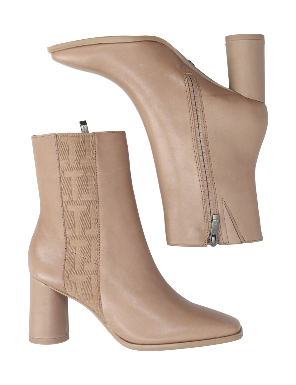 Glattleder Stiefelette