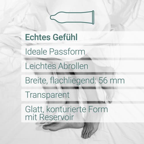 DU&ICH by BILLY BOY Echtes Gefühl 11er Pack Kondome, 56 mm, Gefühlsechte Kondome