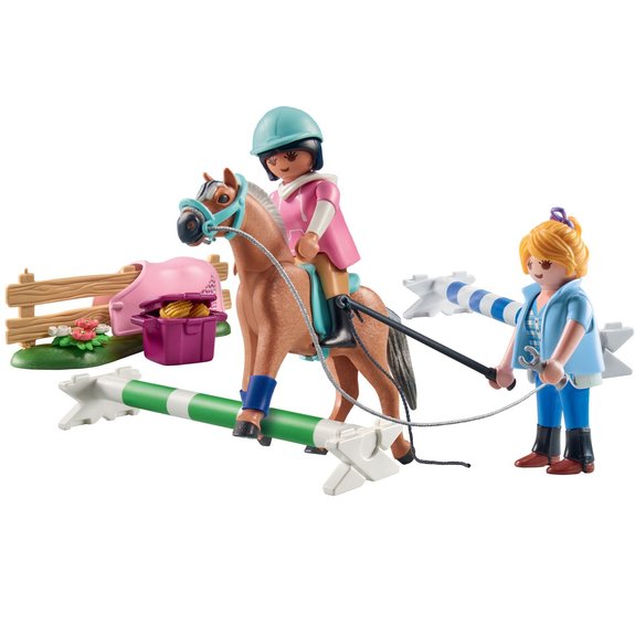 Cavalière & cheval avec monitrice Playmobil Country 71242