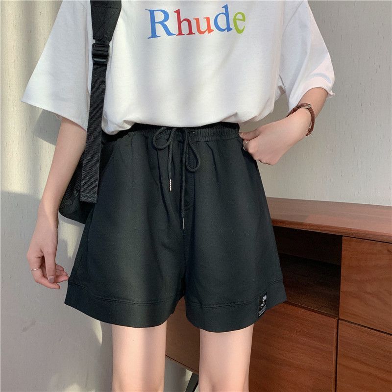 Mushini - Hoge taille wijde joggingbroek