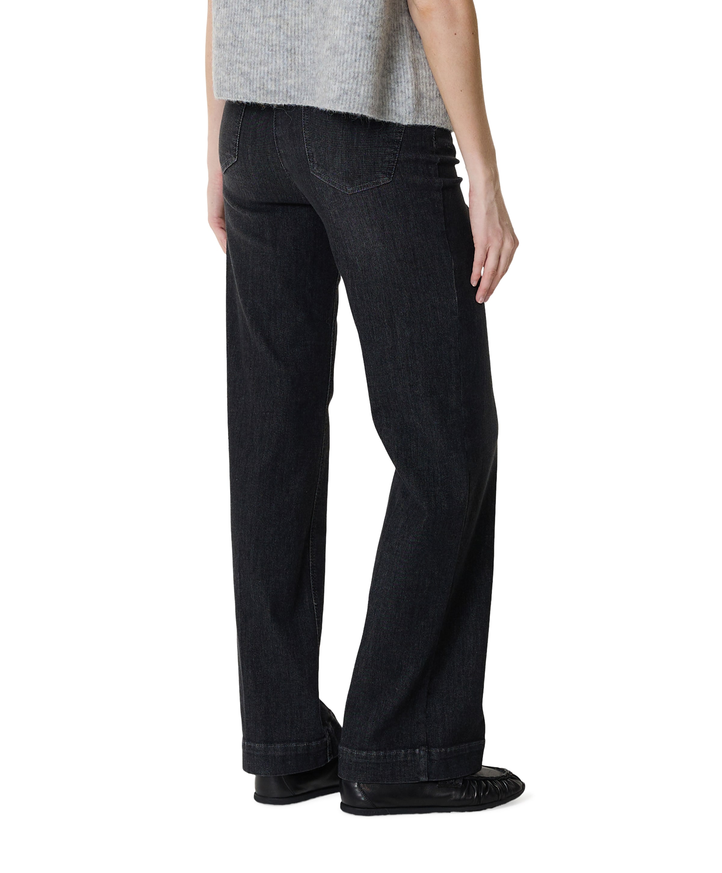 Toni Jenny Wide dames broek grijs