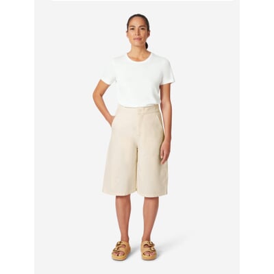 Damen-Bermudahose, Naturweiß