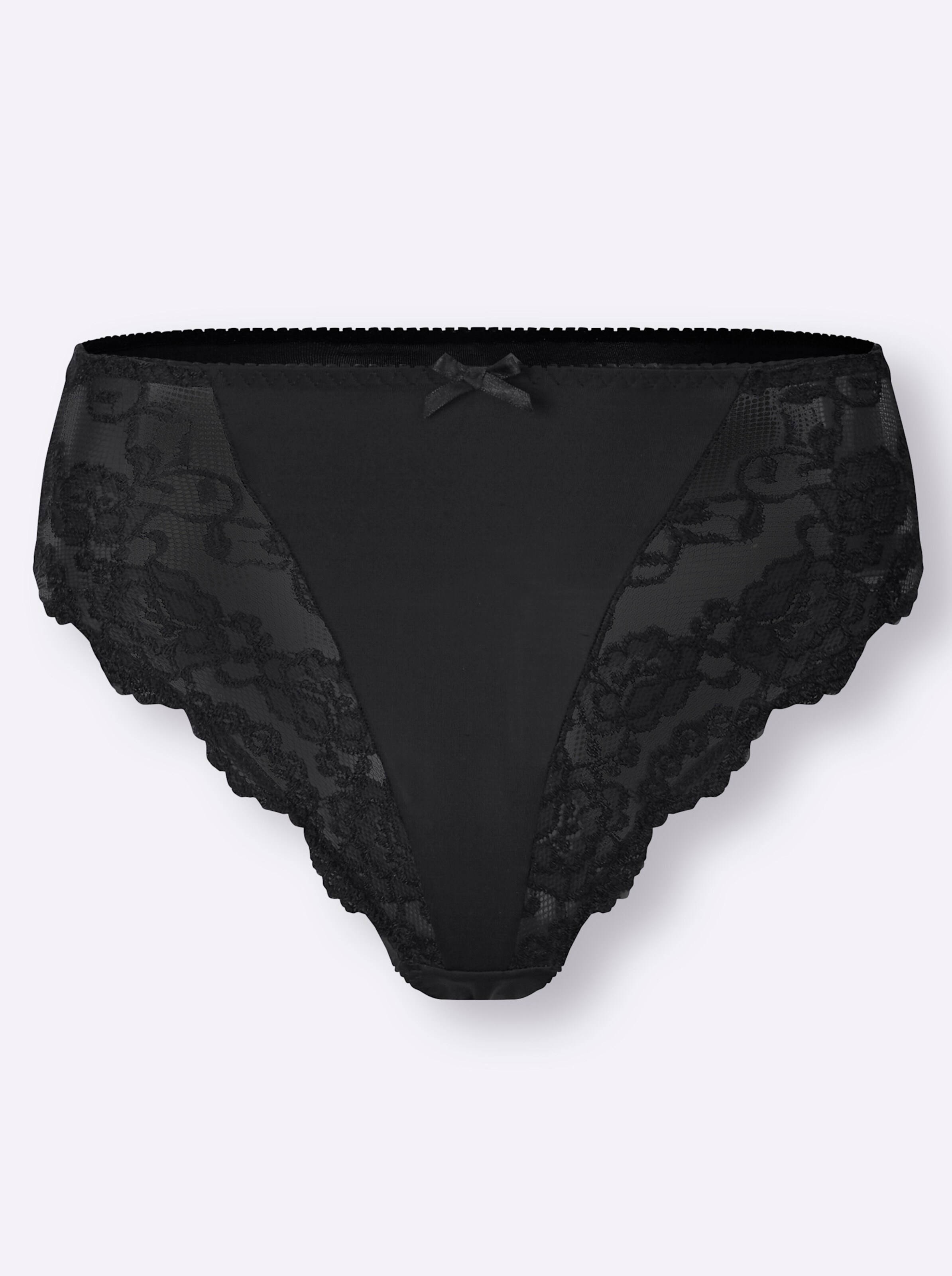 Sassa Slip in schwarz + anthrazit