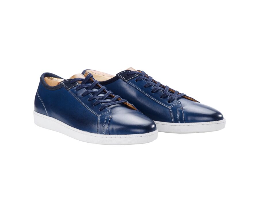 Sneakers homme Bleu Patiné - MILANESIA