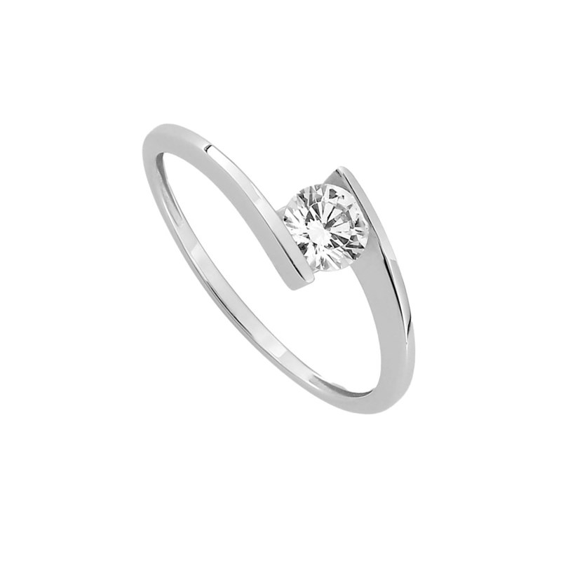 Bague Femme - Oxyde de zirconium - Or 18 Carats