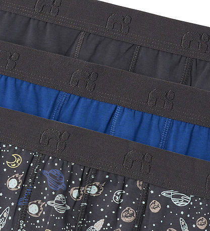 Name It Boxershorts - 3er-Pack - Noos - NkmBoxer - Forged Iron/S