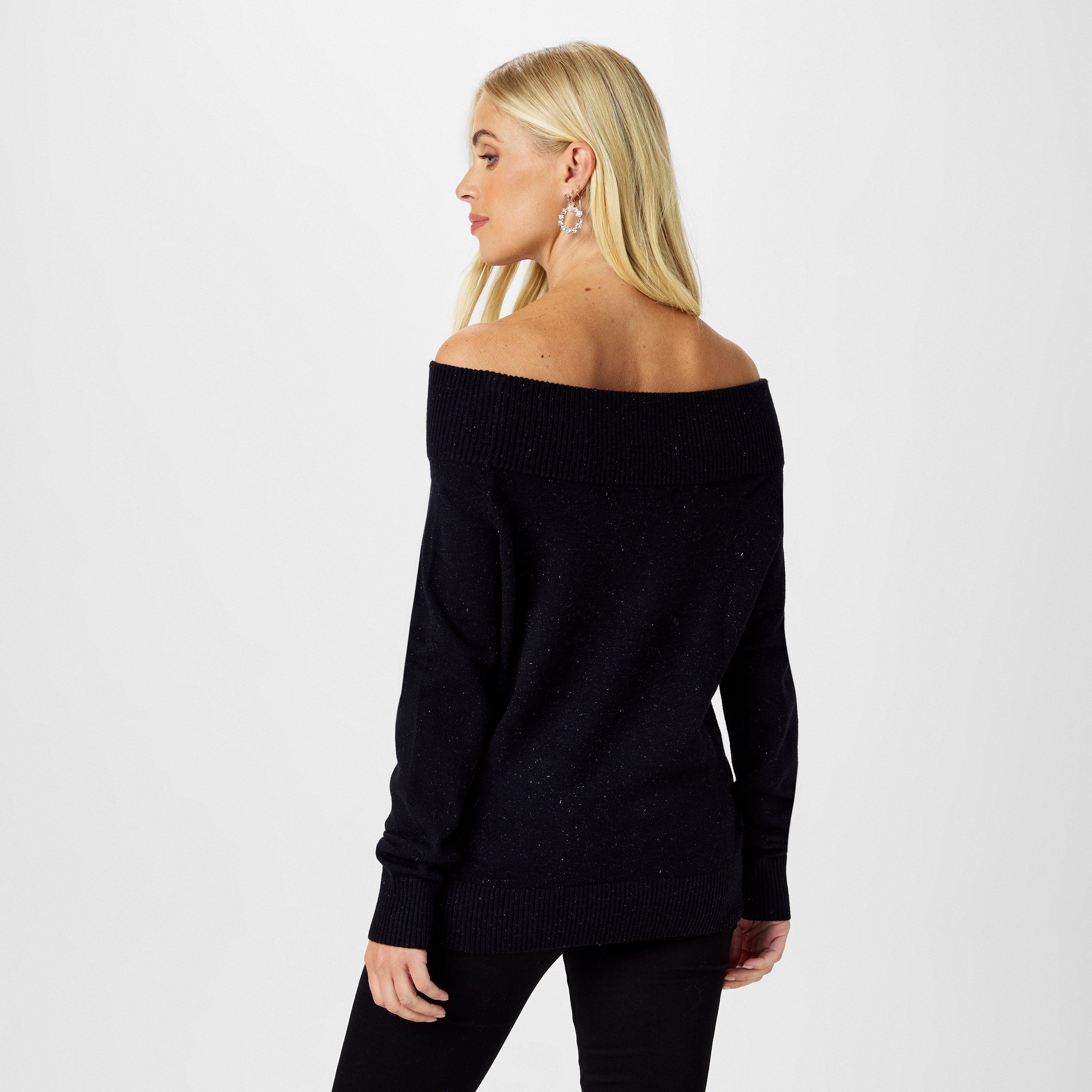 Biba Knitted Bardot Jumper