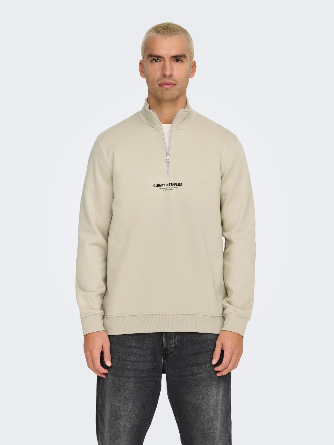 ONSCURATED Sweatshirt Silver Lining